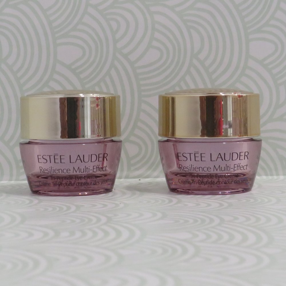 ESTEE LAUDER💥RESILIENCE MULTI-EFFECT TRI-PEPTIDE EYE CREME .17 OZ - LOT OF 2💥